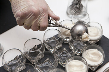 Green sunny textured stained glass