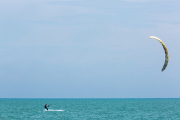 Water sports - kite surfing