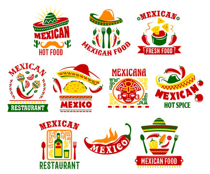 Mexican Cuisine Fast Food Restaurant Sign Design