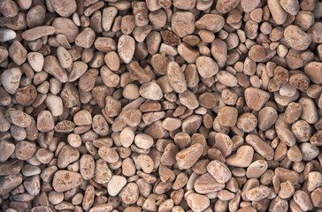 Texture, pattern, background. marble chips for landscaping pebbles samples