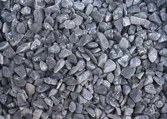 Texture, pattern, background. marble chips for landscaping pebbles samples