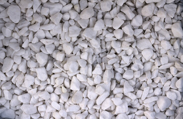 Fototapeta premium Texture, pattern, background. marble chips for landscaping pebbles samples