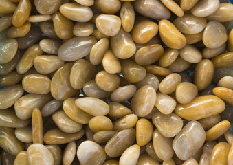 Marble, granite pebbles for landscape design and home decoration, texture