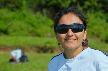 mujer feliz