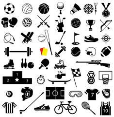 sport equipment icon set - 157211400