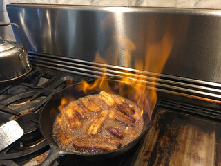 Bananas foster desert