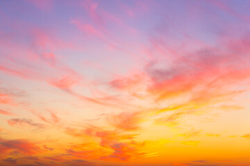 Sunset sky background