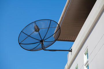 The satellite for the home entertainment.