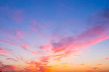 Sunset sky background