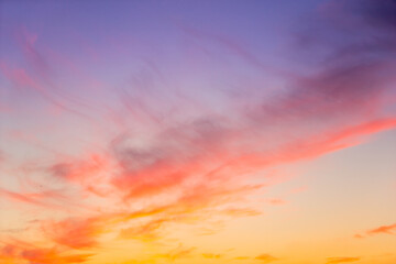 Sunset sky background