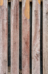 Aged wooden fence