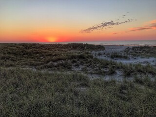 beach sunset in Hilton Head South Carolina