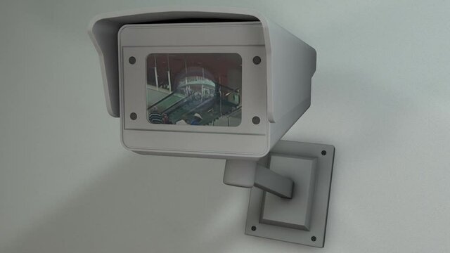 Security Cameras Surveillance Spying Concept
