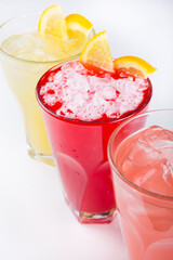 Glasses of lemonade