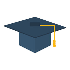 graduation cap icon image vector illustration design 