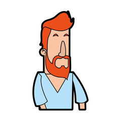 faceless man avatar icon image vector illustration design 