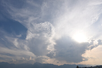 Fototapeta na wymiar clouds & sun 