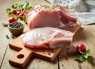 Photo sur Plexiglas Viande fresh raw meat