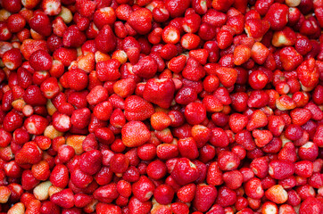 Fresh and clean strawberry for a background .