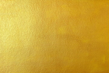 Gold Paint on Concrete Wall Texture Background.