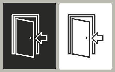 Door - vector icon.