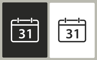 Calendar - vector icon.