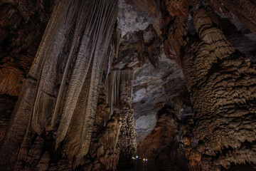 The stalactite at Heaven Cave in Quang Binh, Vietnam