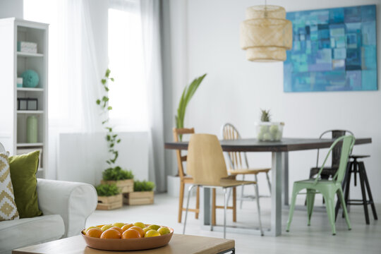 Modern Apartment With Communal Table