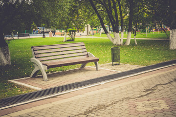 City Park and Bench