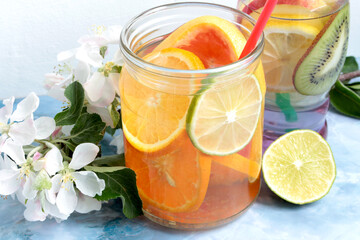 Detox fruit water