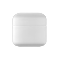 Isolated cream bottle