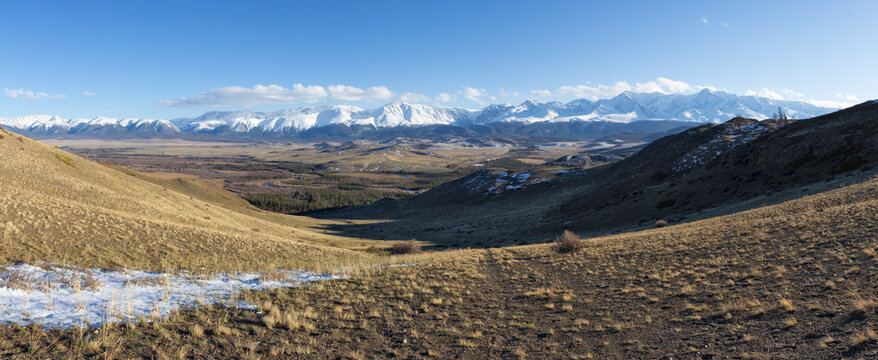 Altai mountain nature landscape