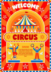 Circus Show Welcome Poster 