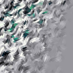 Wavy gray abstract diagonal pattern in low poly style.
