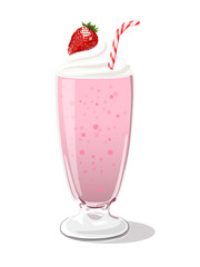 strawberry  milkshake