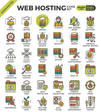 Web Hosting Icons