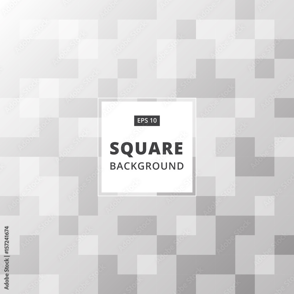 Poster black and white abstract square pattern background seamless