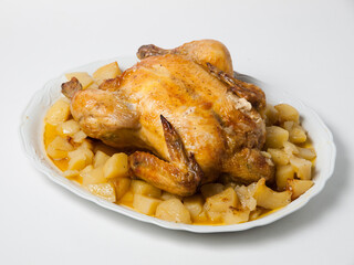 Roasted Chicken with potatos