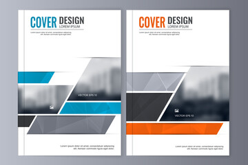 Abstract flyer design background. Brochure template.