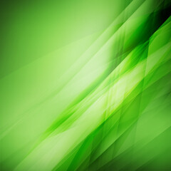 Abstract vector background. Green background for wallpaper, flyer, poster, banner templates