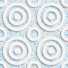 Fototapeta premium Seamless Circle Wallpaper