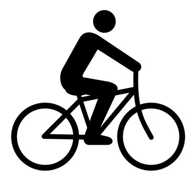 Piktogramm Radfahrer