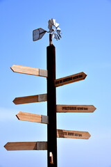 direction of world cities outdoor decoration 