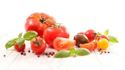 fresh tomato and basil