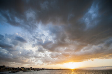 Tramonto a Cattolica (Rimini)