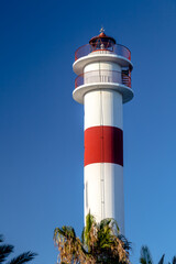 Lighthouse in  Rota, Cadiz, Spain