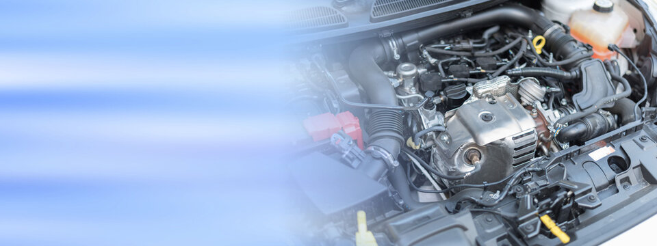 View of engine compartment