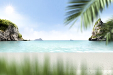 white background of summer time 
