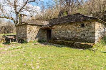 An old shed near the village of Kipoi in Zagori area, Northern Greece