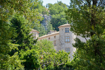 Naklejka premium Village de Vogüé en Ardèche